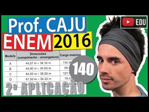 Thumbnail da aula: [ENEM 2016 2Ap] 140 📓 INTERPRETAÇÃO DE TABELAS Para que o pouso de um avião seja autorizado em um