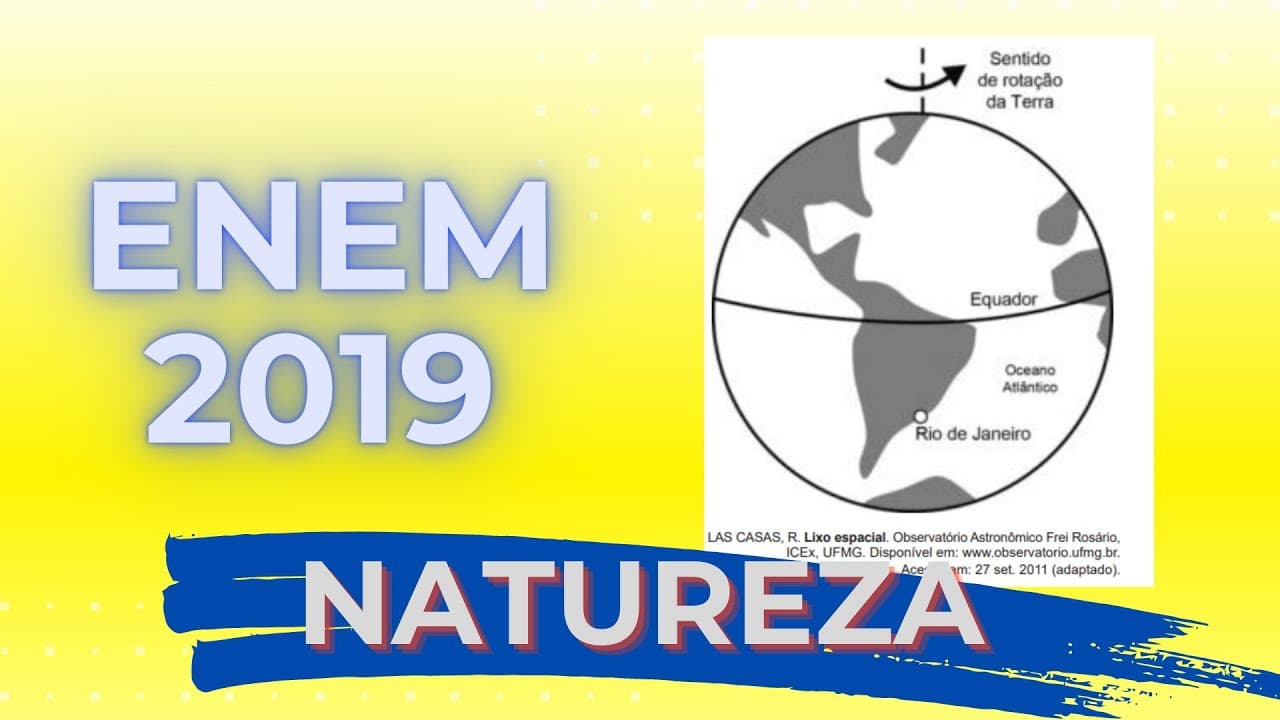 Thumbnail: ENEM 2019 - Na madrugada de 11 de março de 1978, partes de um foguete soviético