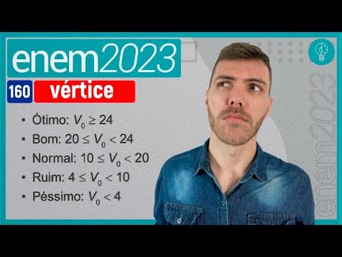 Thumbnail da aula: ENEM 2023 - Analisando as vendas de uma empresa, o gerente concluiu que o montante diário - VÉRTICE