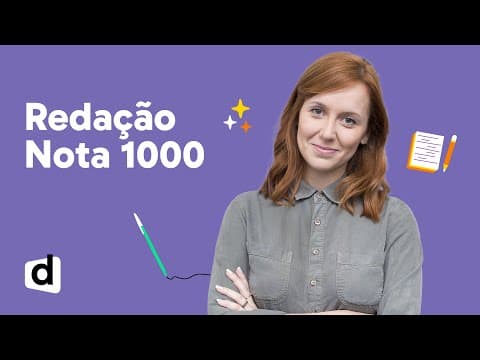 Thumbnail da aula: COMO FAZER UMA REDAÇÃO MODELO ENEM | DESCOMPLICA