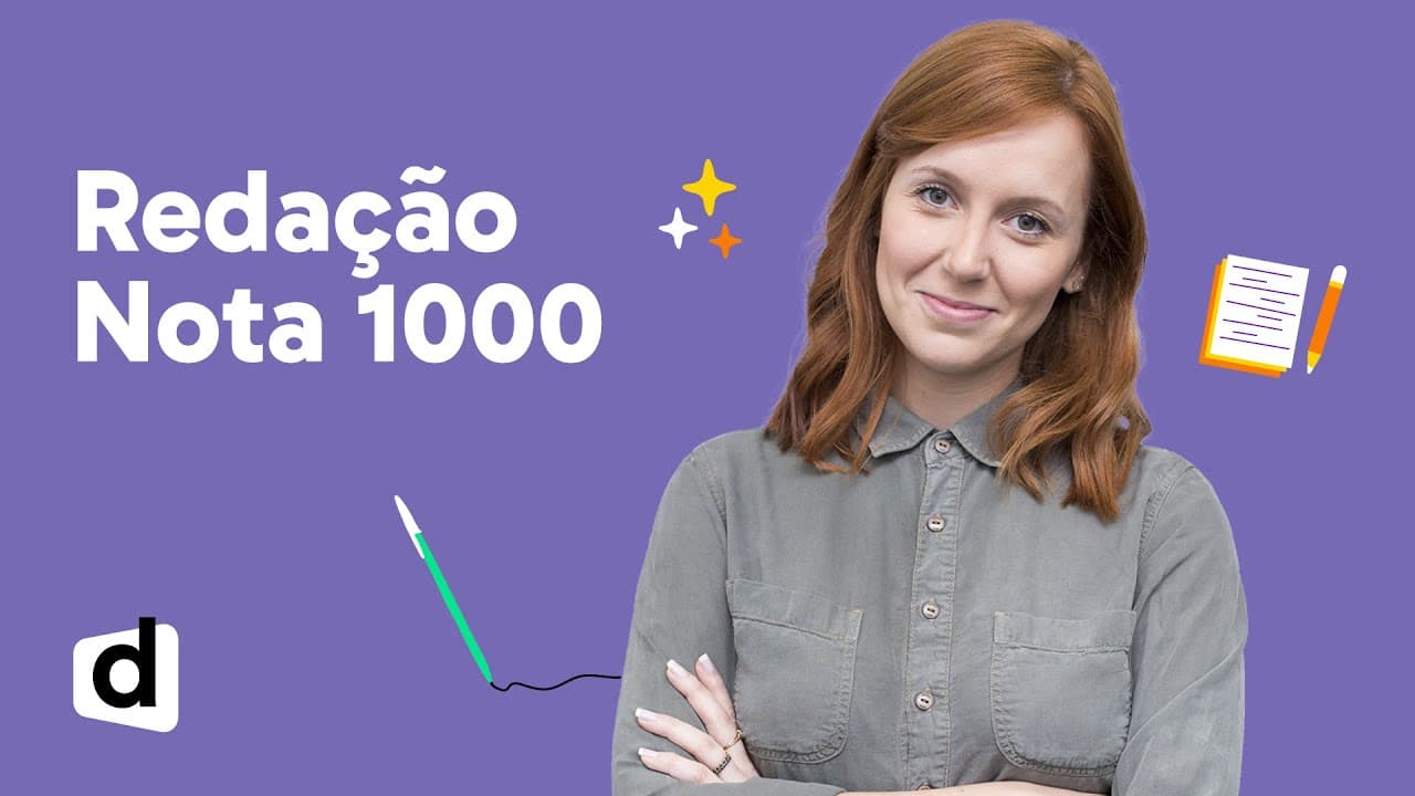 Thumbnail: COMO FAZER UMA REDAÇÃO MODELO ENEM | DESCOMPLICA