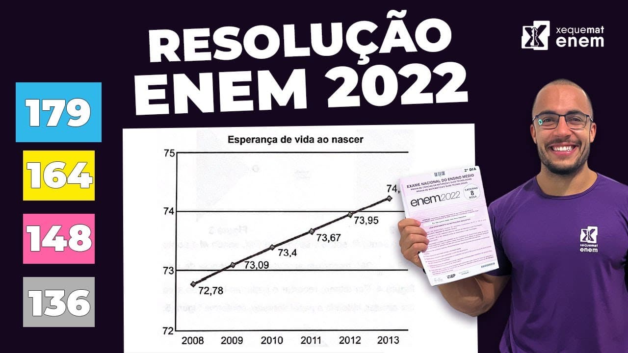 Thumbnail: 🔘Questão 179 - Caderno Azul | Proporção | MATEMÁTICA ENEM 2022