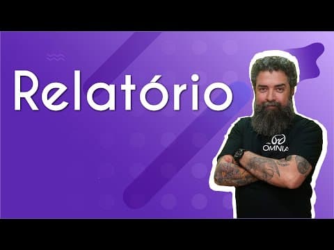 Thumbnail da aula: Relatório | Gêneros textuais - Brasil Escola