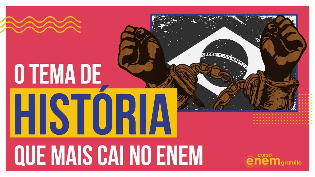 Thumbnail: O TEMA DE HISTÓRIA QUE MAIS CAI NO ENEM