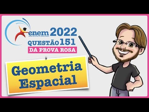 Thumbnail da aula: ENEM 2022 || Geometria Espacial || Um casal planeja construir em sua chácara uma piscina com o