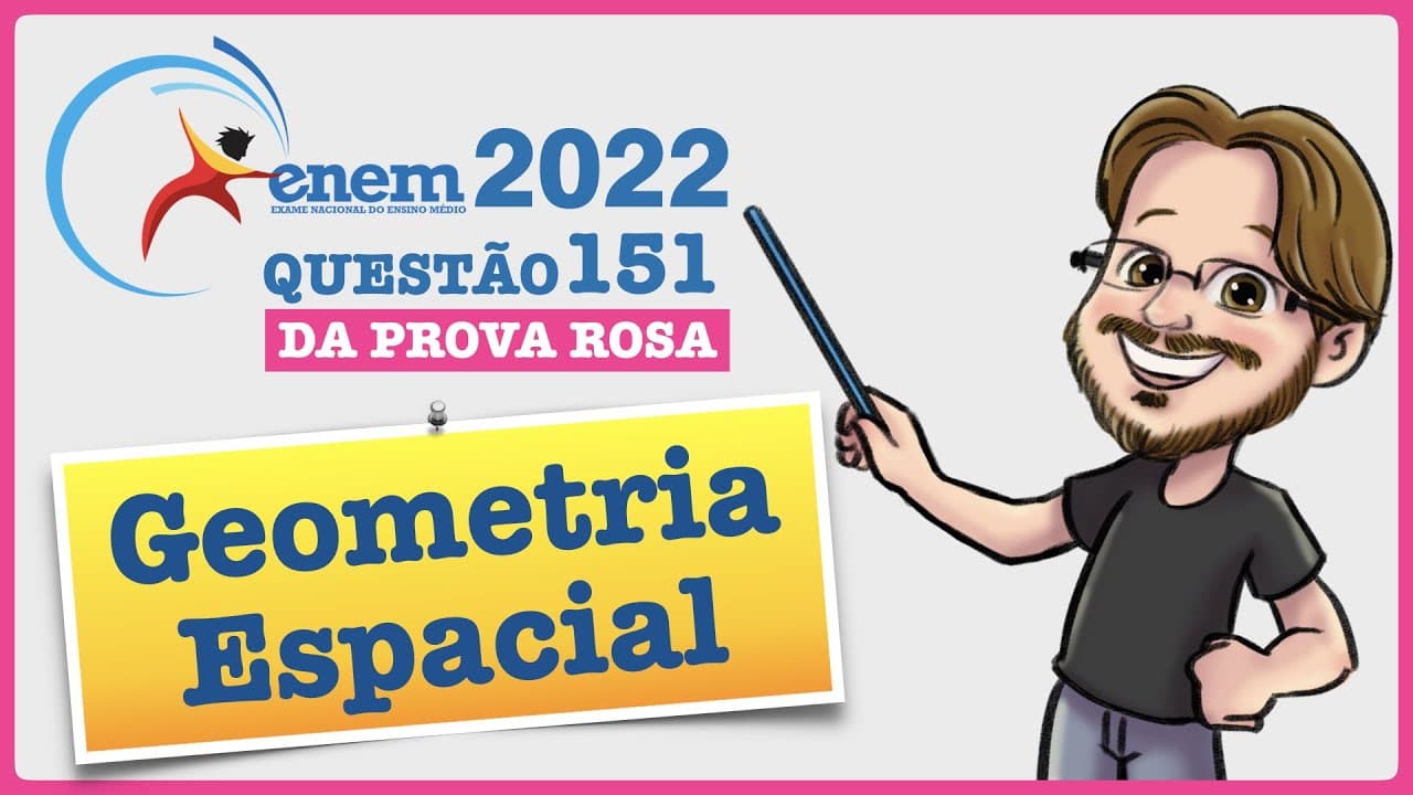Thumbnail: ENEM 2022 || Geometria Espacial || Um casal planeja construir em sua chácara uma piscina com o