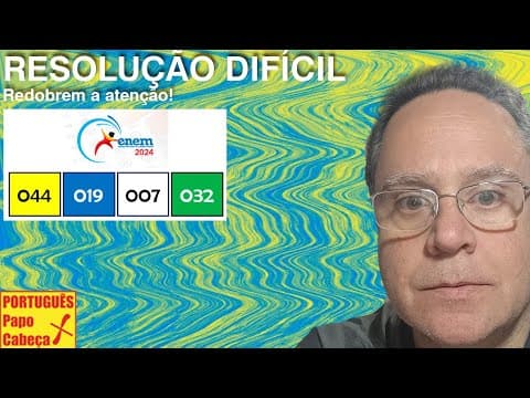 Thumbnail da aula: Questões do ENEM CLXVI- Aula 747