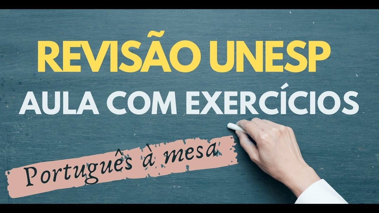 Thumbnail: REVISÃO UNESP - PORTUGUÊS REVISÃO PARA A PROVA