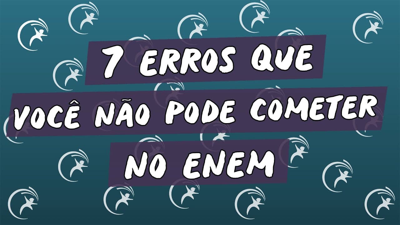 Thumbnail: 7 Erros que Você não pode Cometer no Enem - Brasil Escola