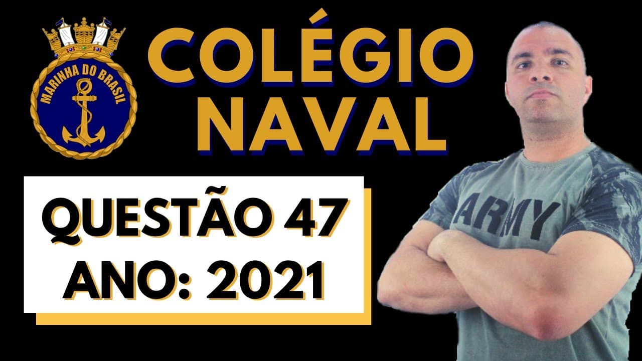 Thumbnail: [COL. NAVAL 2021/Q47] Efetue o balanceamento das equações abaixo e assinale a opção que apresenta os