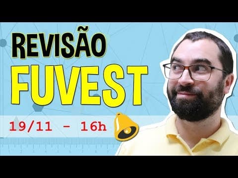 Thumbnail da aula: REVISÃO FUVEST 2019 - Biologia | Prof. Gui