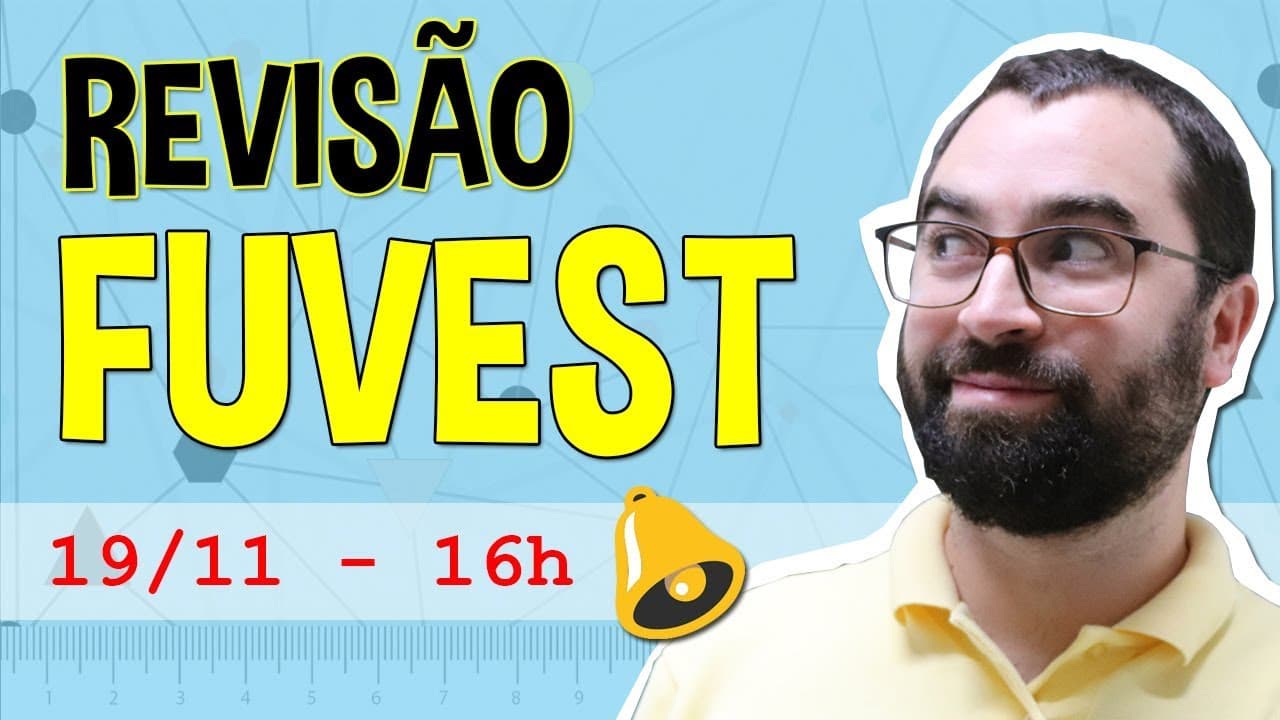 Thumbnail: REVISÃO FUVEST 2019 - Biologia | Prof. Gui