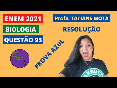 Thumbnail da aula: ✅[ENEM 2021] # BIOLOGIA # QUESTÃO 93 – EVOLUÇÃO / MIMETISMO E SELEÇÃO NATURAL - O polvo mimético ..