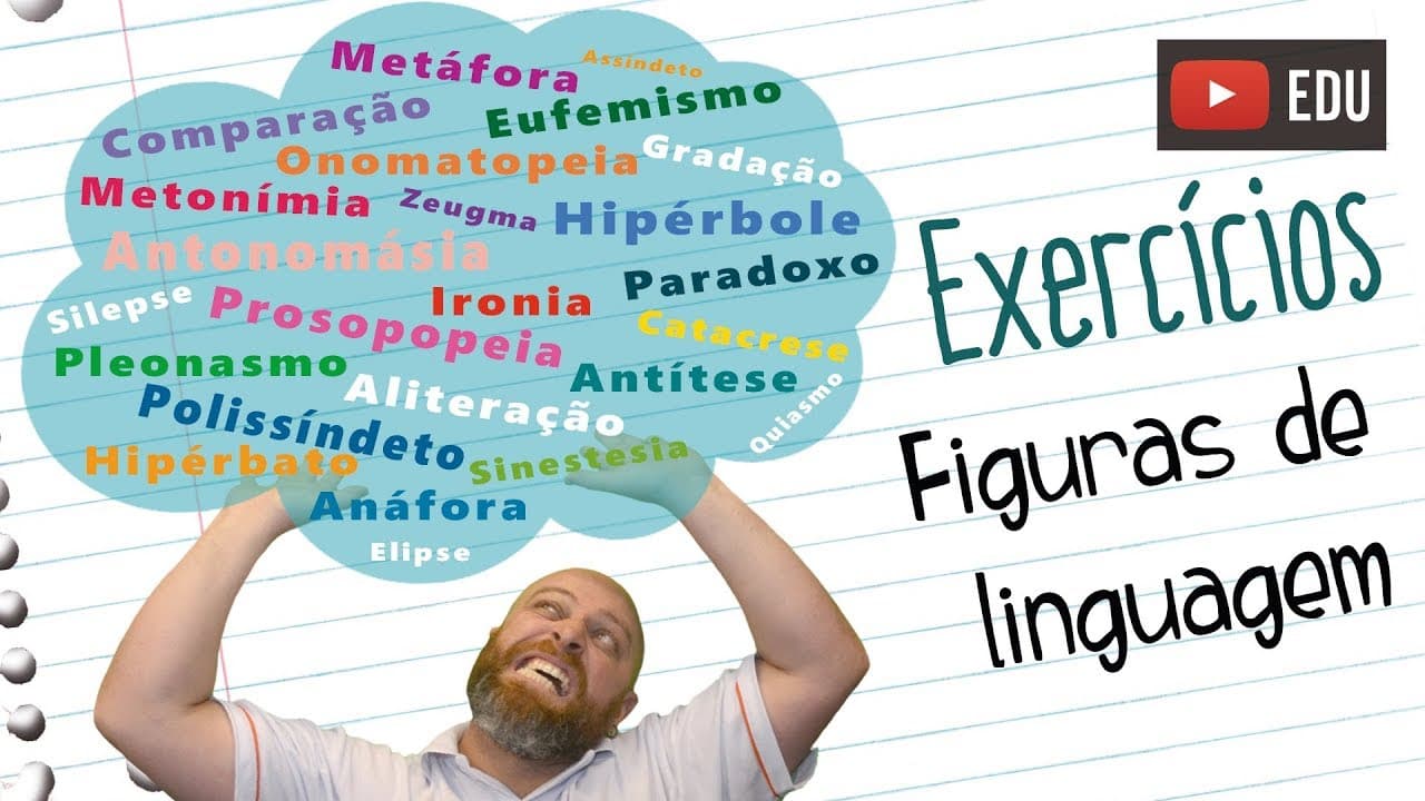 Thumbnail: Exercícios de Figura de Linguagem [Prof Noslen]