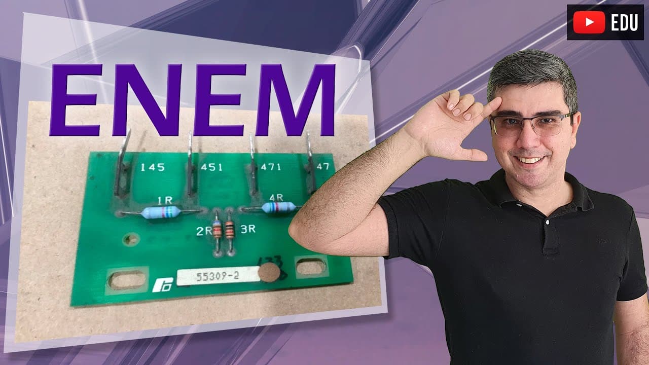 Thumbnail: Enem 2020 e um divisor de tensão... associações de resistores