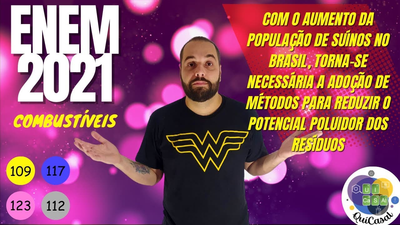 Thumbnail: ENEM 2021 - Com o aumento da população de suínos no Brasil, torna-se necessária a adoção de métodos