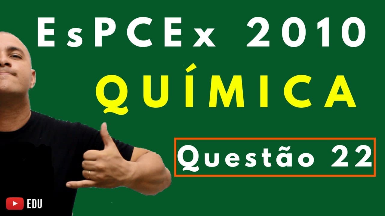 Thumbnail: EsPCEx 2010 | Tema: LIGAÇÃO QUÍMICA + ÍON +RAIO ATÔMICO | Questão 22 (Química)
