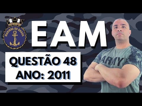 Thumbnail da aula: [EAM 2011/Q48] O corpo humano pode ser comparado com um sistema termodinâmico que retira calor de