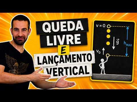 Thumbnail da aula: QUEDA LIVRE e LANÇAMENTO VERTICAL - [Física do ZERO]