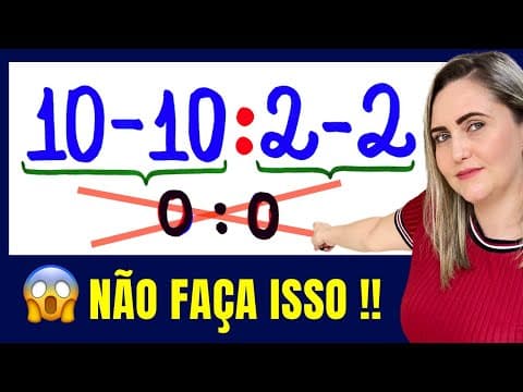 Thumbnail da aula: CUIDADO NA HORA DE RESOLVER EXPRESSÃO NUMÉRICA !!! Matemática básica todo dia.📚🚀