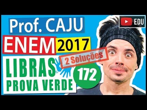 Thumbnail da aula: [ENEM Libras 2017] 172 📗 FUNÇÃO EXPONENCIAL Um modelo de automóvel tem seu valor depreciado em