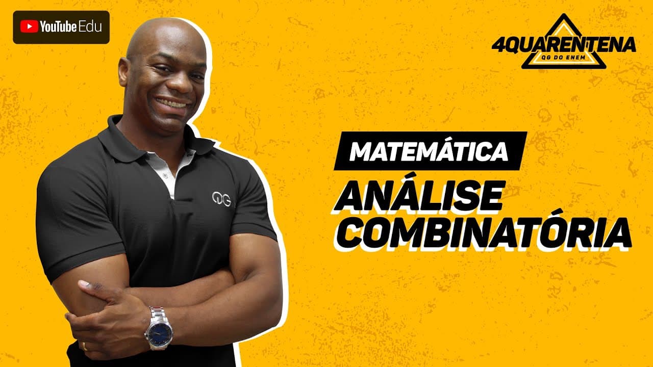 Thumbnail: QUARENTENA: Análise Combinatória | Matemática