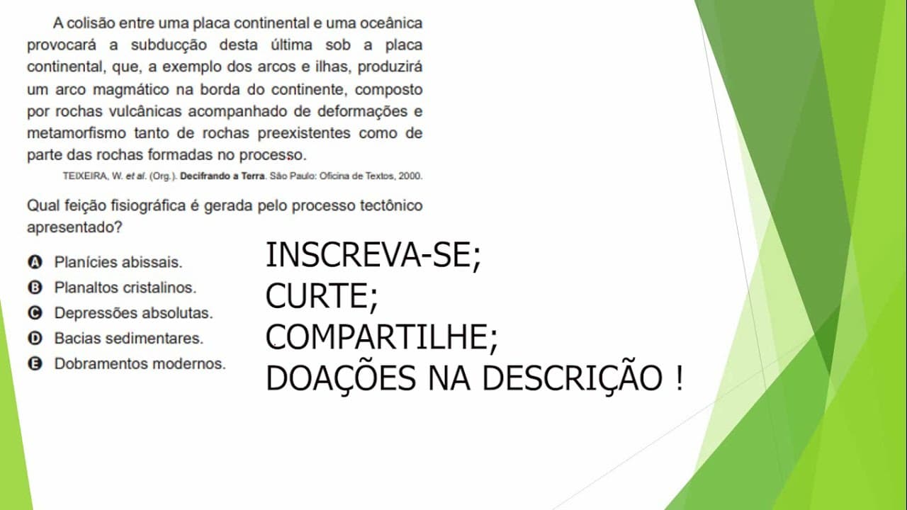 Thumbnail: GEOGRAFIA ENEM 2020 - A colisão entre