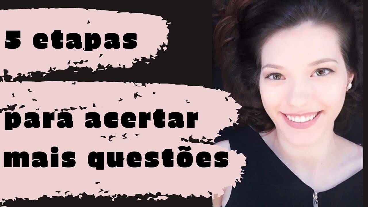 Thumbnail: As 5 ETAPAS para acertar mais QUESTÕES no ENEM