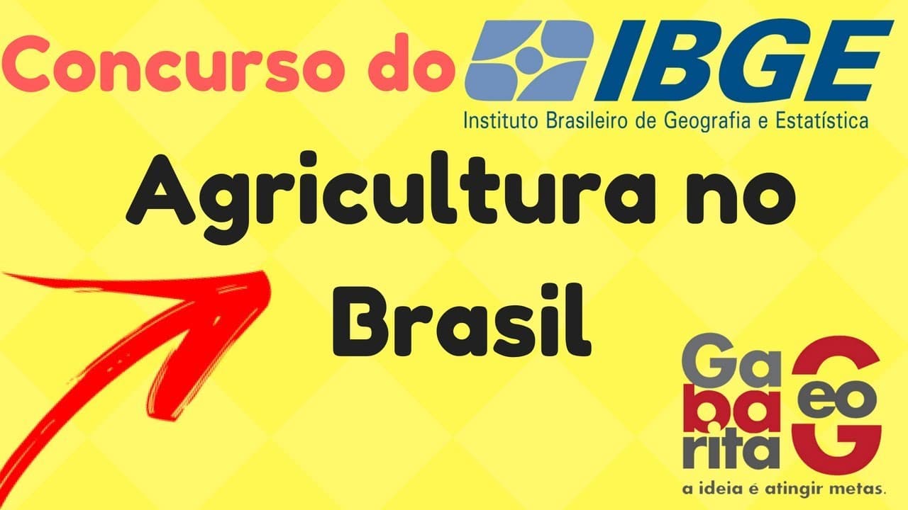 Thumbnail: |Concurso para o IBGE 2018/19| Geografia para o IBGE| Revolução Verde| Agricultura|