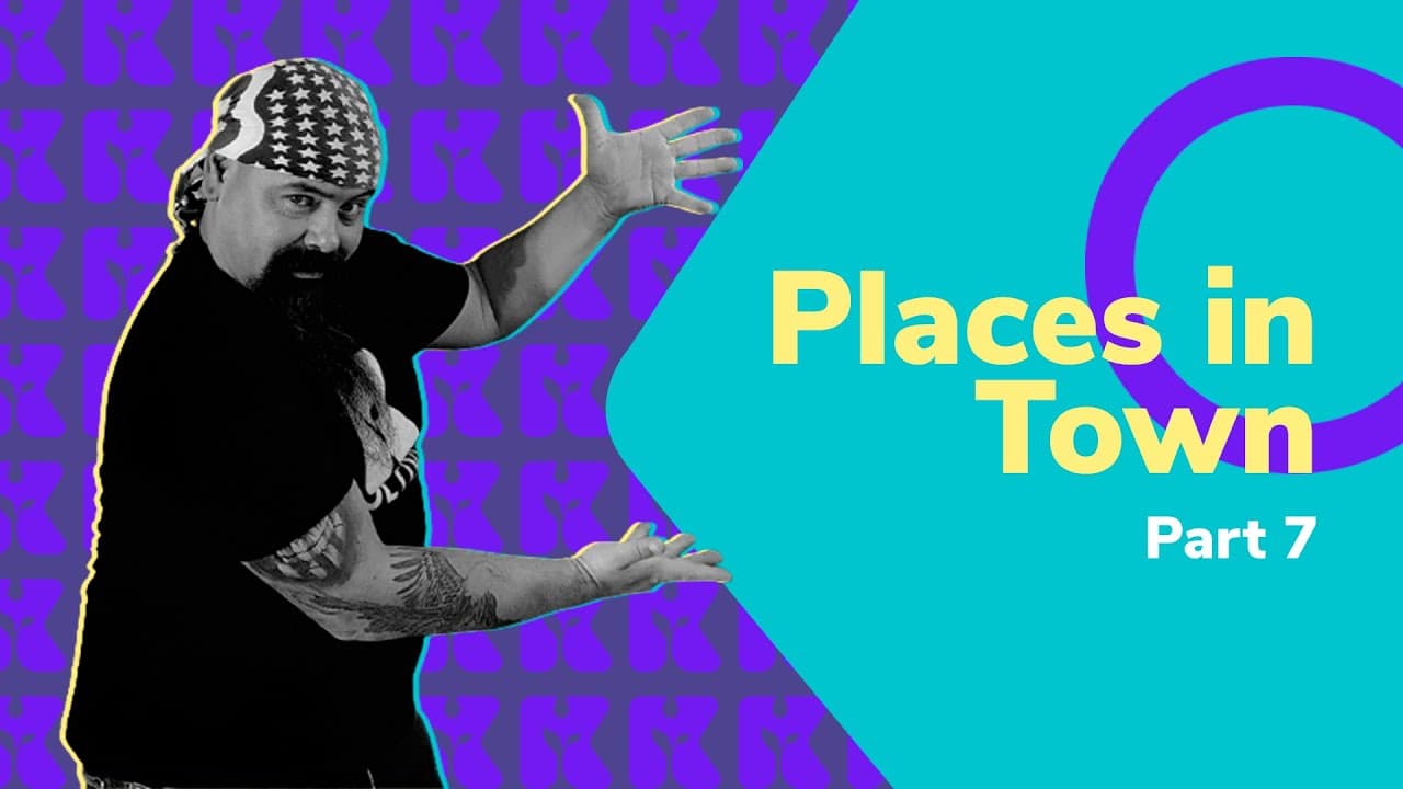 Thumbnail: Places in Town - Part 7 (Lugares na Cidade) | Inglês 2.0