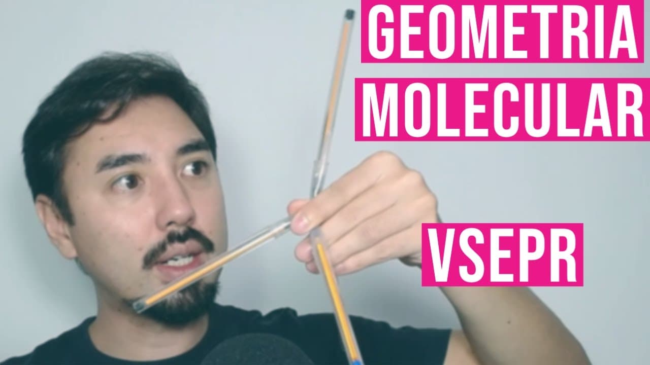 Thumbnail: Geometria Molecular | Teoria VSEPR | Teoria de Repulsão dos Pares de Elétrons da Camada de Valência