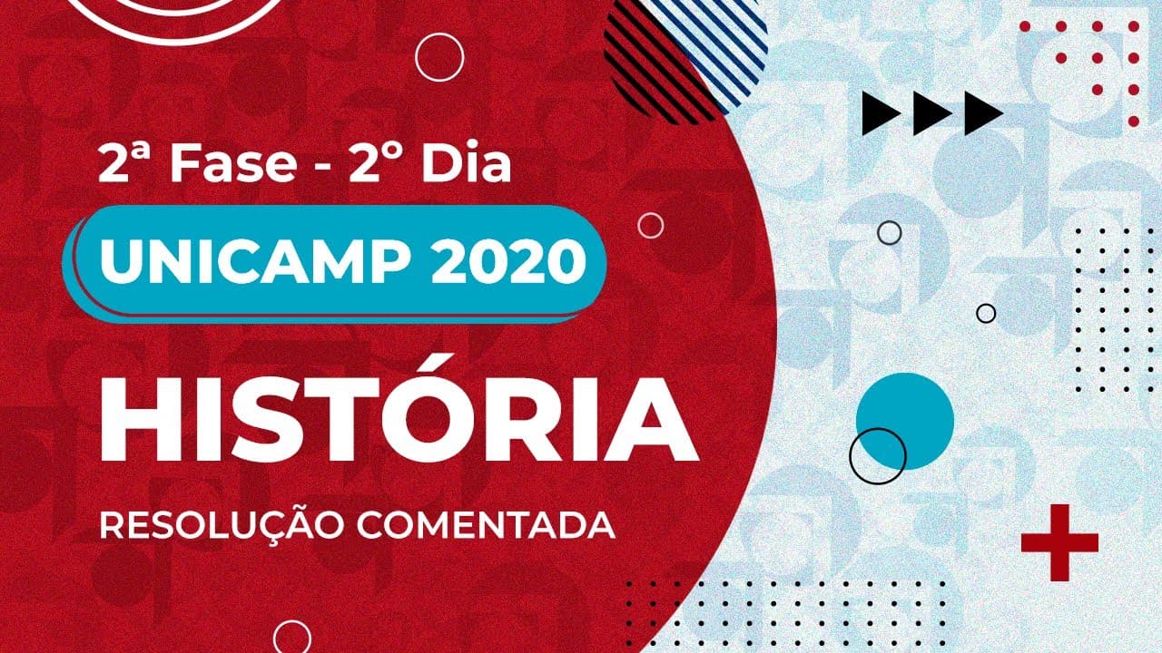 Thumbnail: Resolução Comentada - UNICAMP 2020 - 2ª fase - 2º dia - História