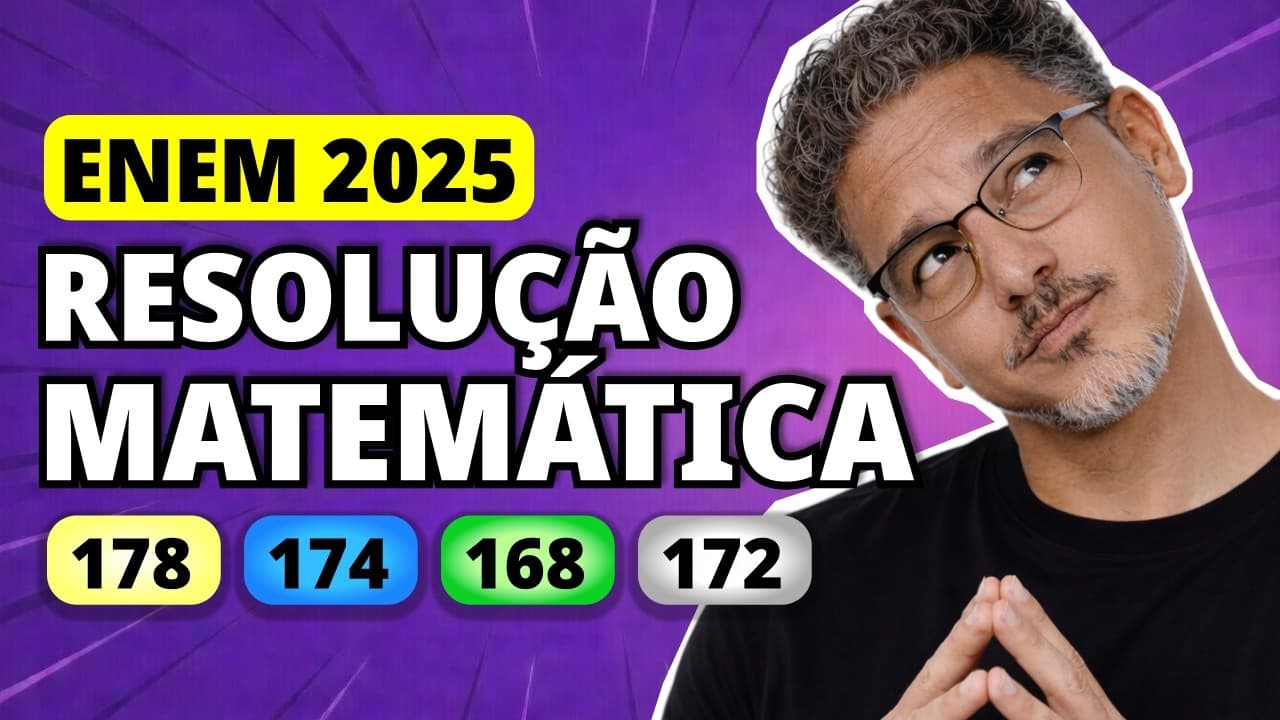 Thumbnail: ENEM 2025 Matemática – Questão 178 | Um carro que custa 60 mil reais é comercializado por uma