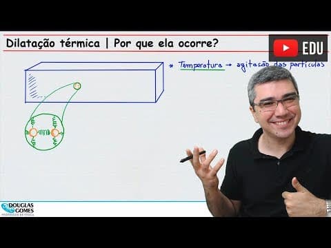 Thumbnail da aula: Por que os corpos dilatam quando aquecidos? | Dilatação Térmica