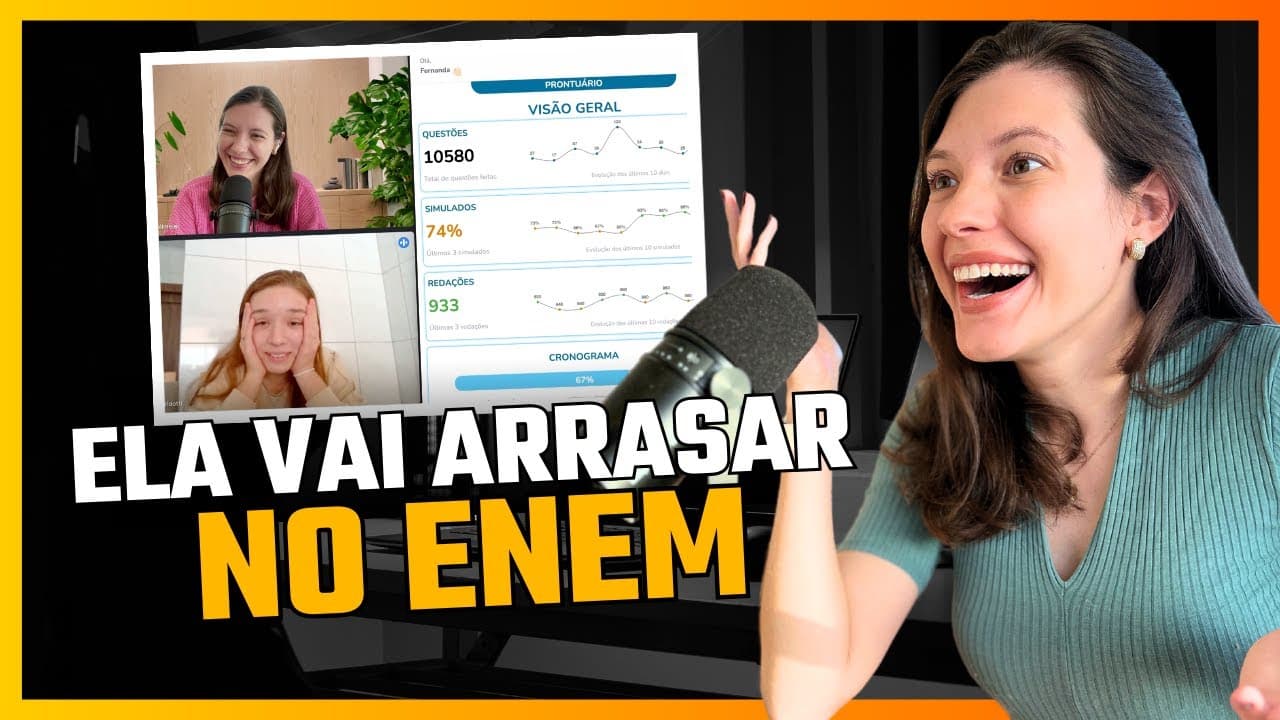 Thumbnail: Aprovada em MEDICINA ensina como passar no ENEM! 😱 Os resultados são surpreendentes! #1