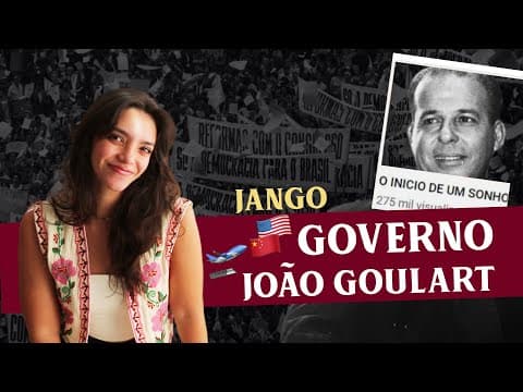 Thumbnail da aula: GOVERNO JANGO E O GOLPE DE 1964