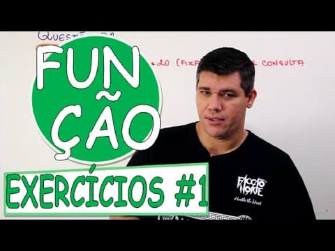 Thumbnail da aula: FUNÇÃO 12: EXERCÍCIOS #1