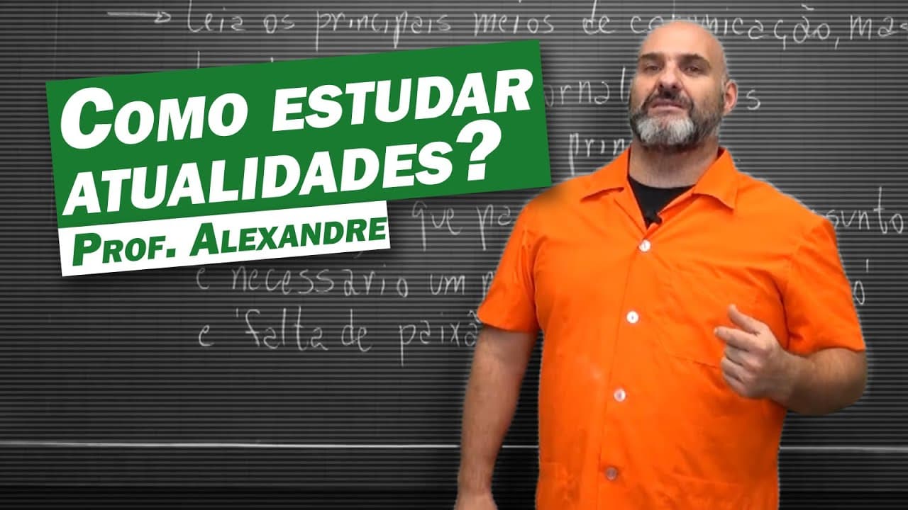 Thumbnail: Atualidades - Como estudar atualidades?