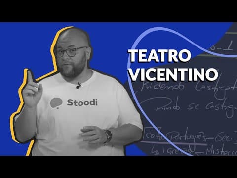 Thumbnail da aula: Stoodi | Pocket Aula: Literatura - Teatro Vicentino