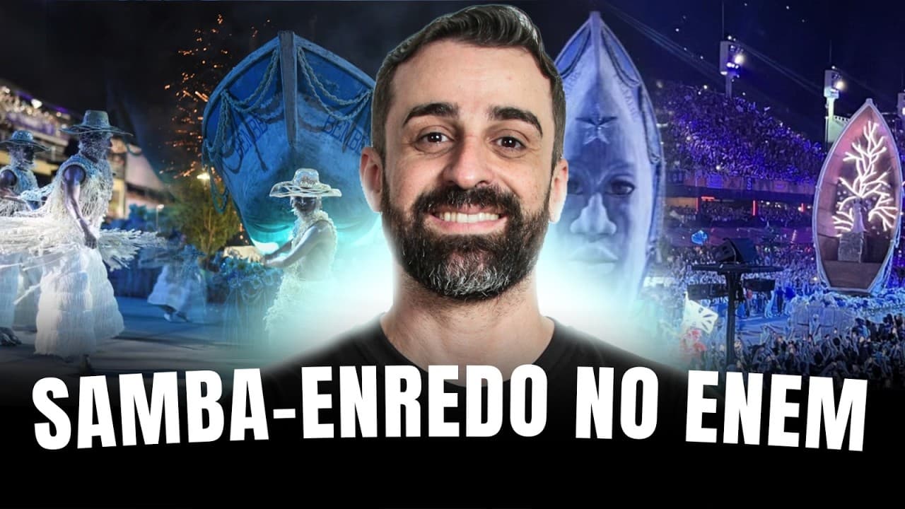 Thumbnail: COMO O SAMBA-ENREDO PODE CAIR NO ENEM?