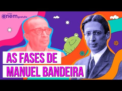 Thumbnail da aula: MANUEL BANDEIRA: características, principais obras | RESUMO DE LITERATURA PARA O ENEM