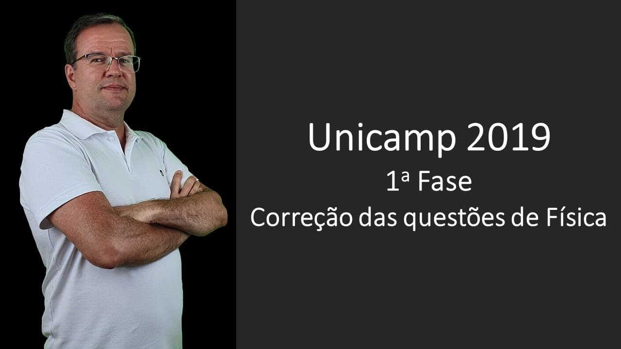 Thumbnail: Vestibular Unicamp 2019 1a fase Questão 38