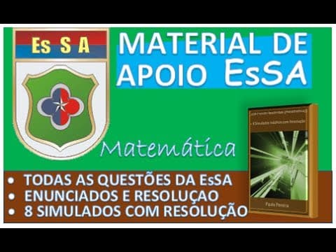 Thumbnail da aula: MATERIAL DE APOIO PARA EsSA