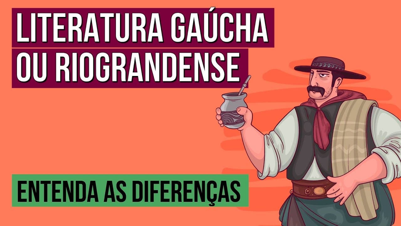 Thumbnail: LITERATURA GAÚCHA OU RIOGRANDENSE: entenda as diferenças | Escritores Gaúchos | Literatura Enem