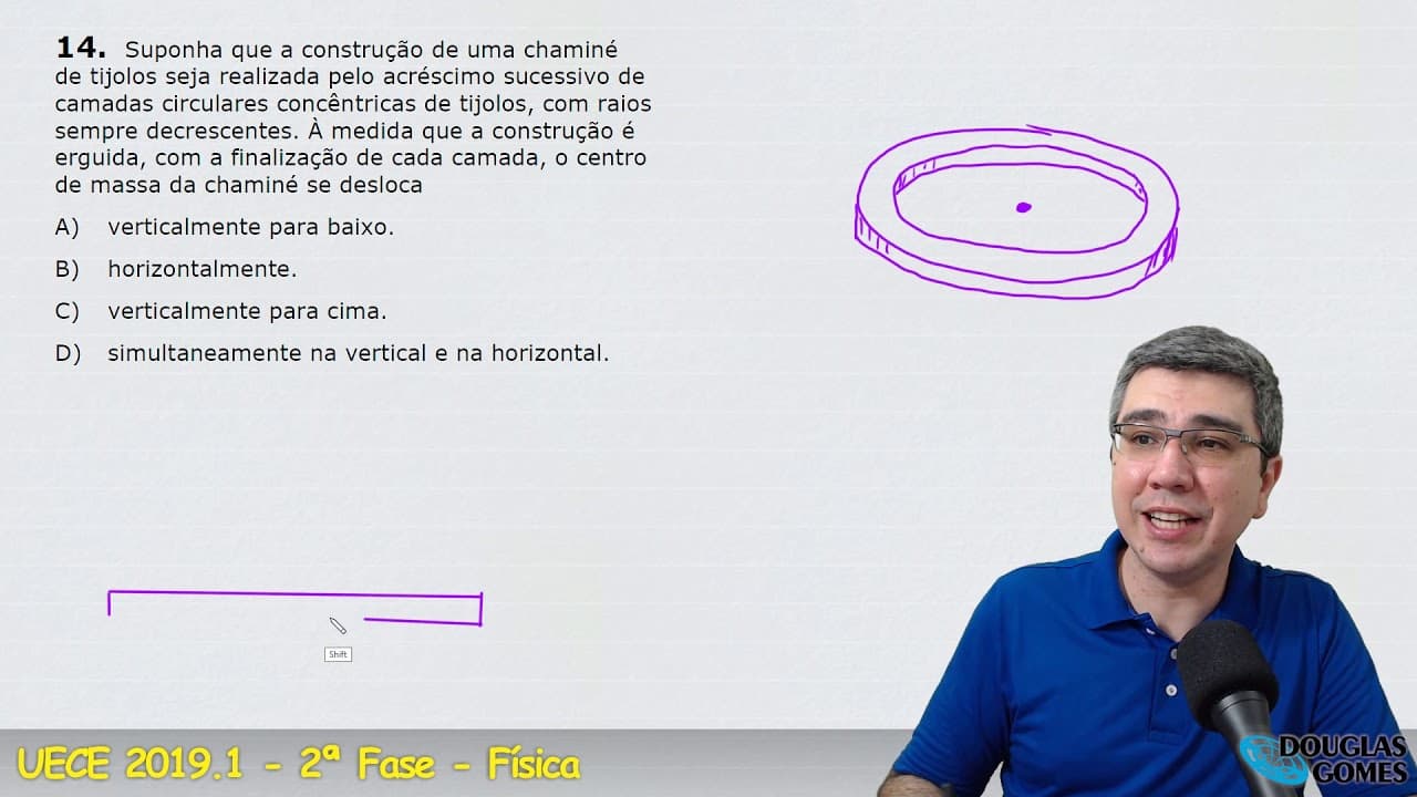 Thumbnail: Correção/resolução Vestibular UECE 2019.1 FASE 2 Q.14