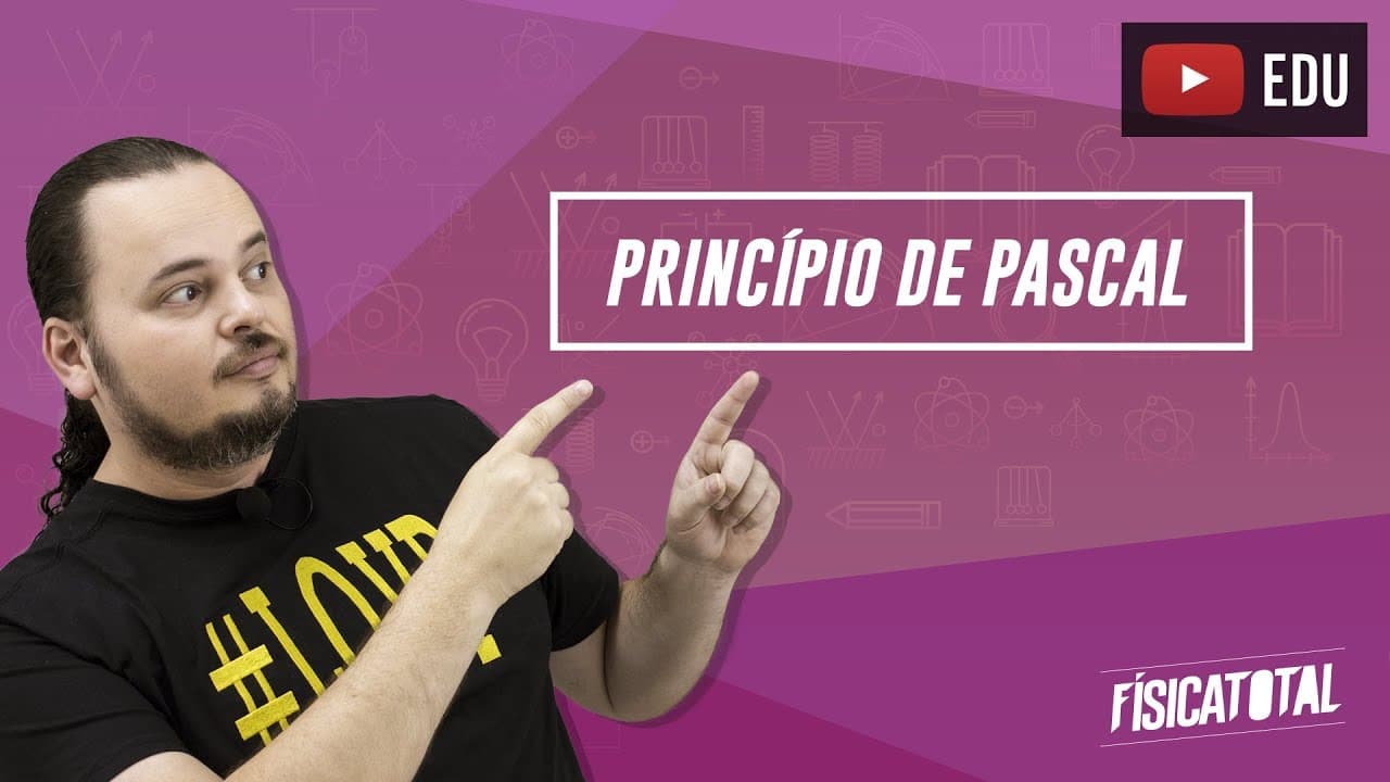 Thumbnail: Princípio de Pascal | pressão hidrostática | Física em Questões 078