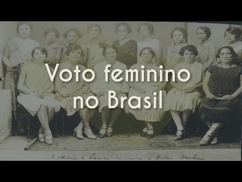 Thumbnail da aula: Voto feminino no Brasil - Brasil Escola