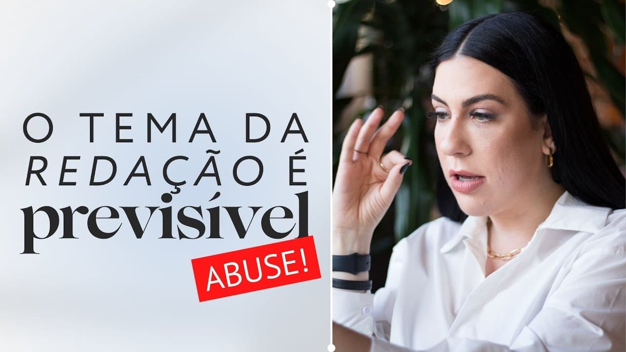 Thumbnail: ENTENDA DE UMA VEZ POR TODAS COMO FUNCIONA A REDAÇÃO DO ENEM