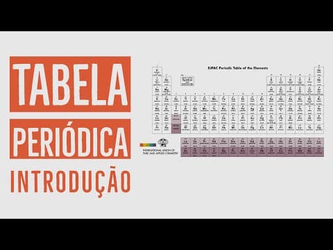 Thumbnail da aula: Tabela Periódica | Introdução | Aula 01