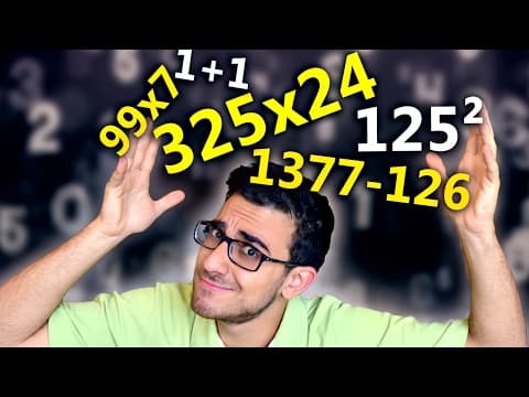 Thumbnail da aula: COMO FAZER CONTAS GRANDES DE CABEÇA - Mestres do ENEM 2021